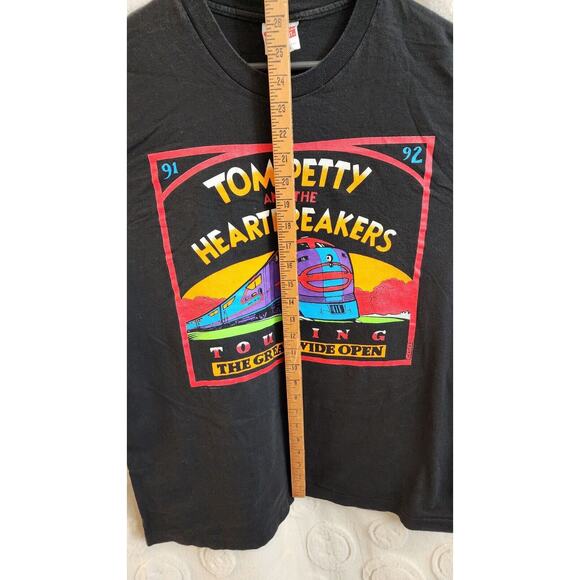 VINTAGE RARE Tom Petty And The Heartbreakers Concert Tee XL Great Wide Open Tour - Picture 2 of 9